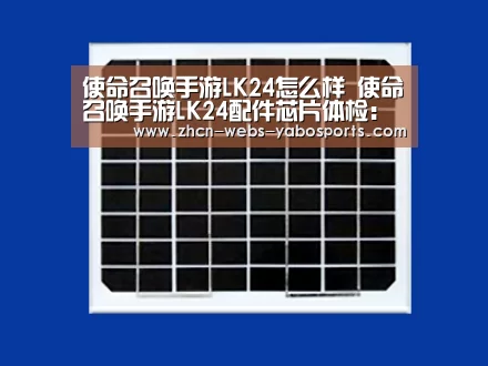 使命召唤手游LK24怎么样 使命召唤手游LK24配件芯片体检:亚博APP(图2) 亚博官方网站